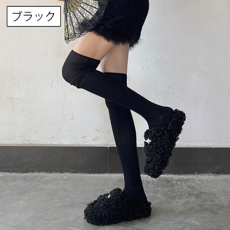 ニーハイソックス ハイソックス レディース | PlusNao | 詳細画像12 