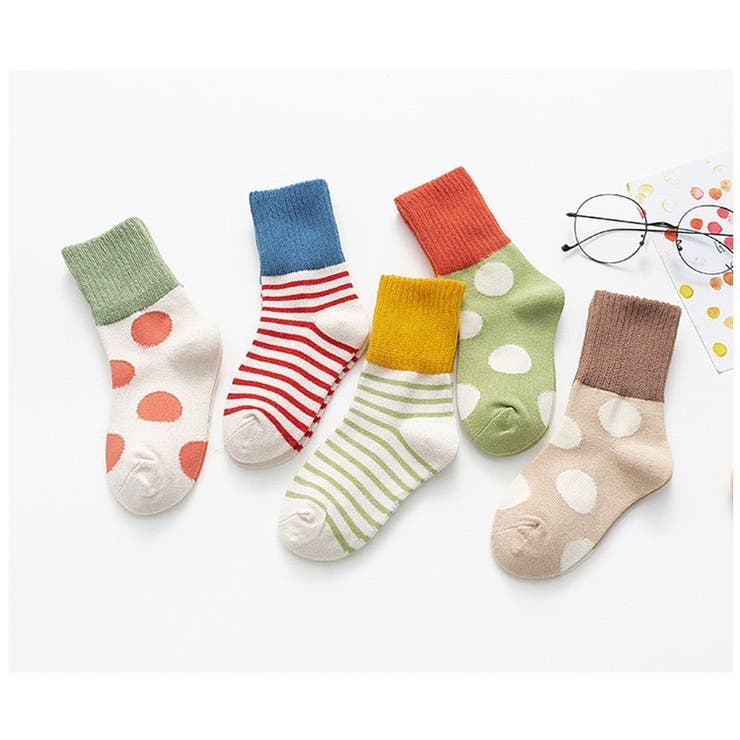 子供用靴下 子供用ソックス 5足セット | PlusNao | 詳細画像16 