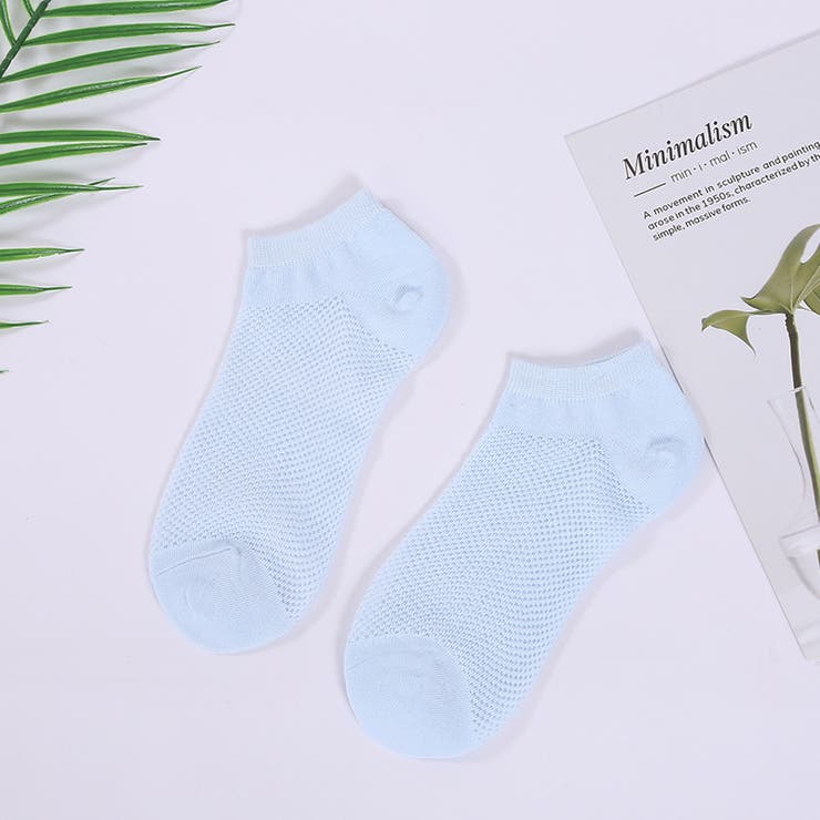 メッシュソックス くるぶしソックス ショートソックス | PlusNao | 詳細画像13 