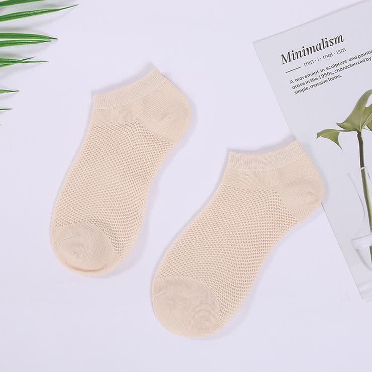 メッシュソックス くるぶしソックス ショートソックス | PlusNao | 詳細画像14 