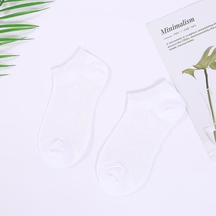 メッシュソックス くるぶしソックス ショートソックス | PlusNao | 詳細画像17 