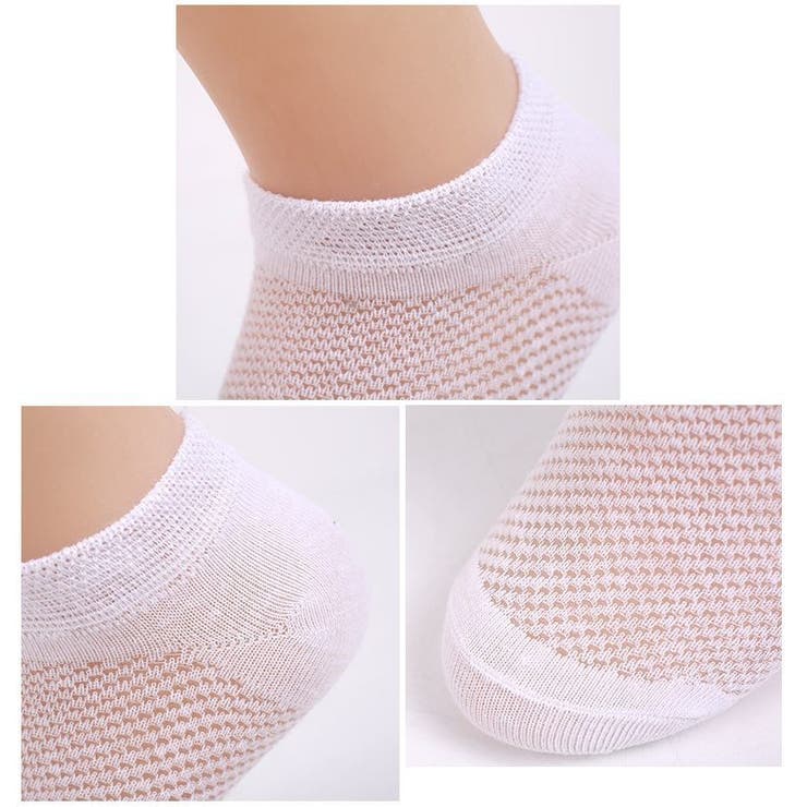 メッシュソックス くるぶしソックス ショートソックス | PlusNao | 詳細画像7 