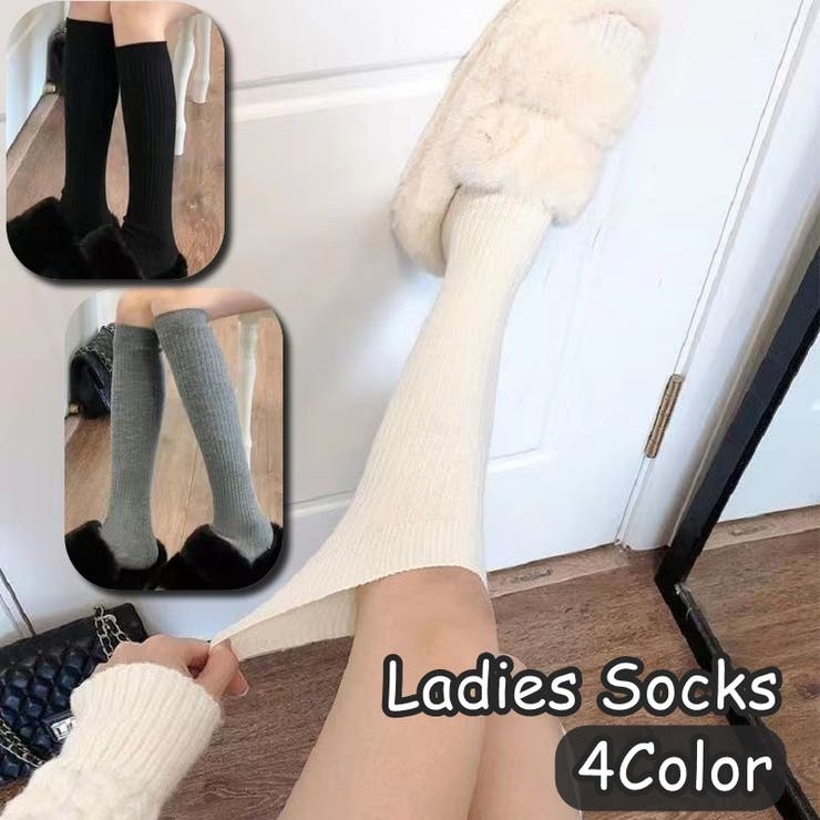 ハイソックス 靴下 くつ下 | PlusNao | 詳細画像1 