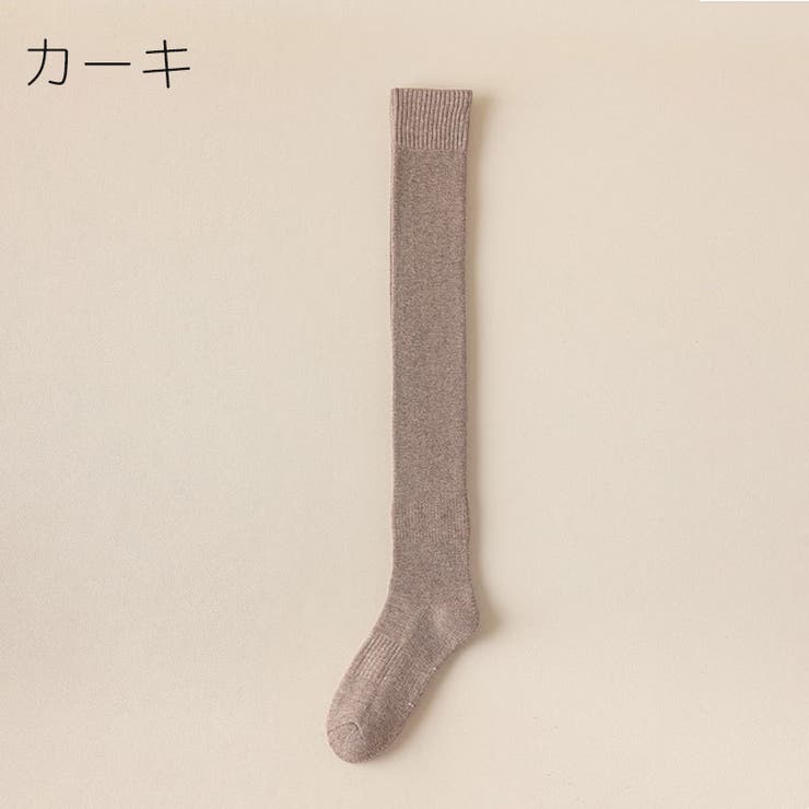 オーバーニーソックス ニーハイソックス レディース | PlusNao | 詳細画像15 