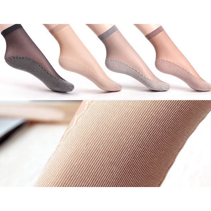 クルーソックス かかとなし レディース | PlusNao | 詳細画像10 