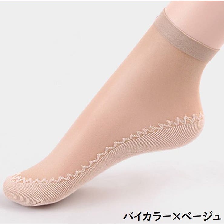 クルーソックス かかとなし レディース | PlusNao | 詳細画像16 