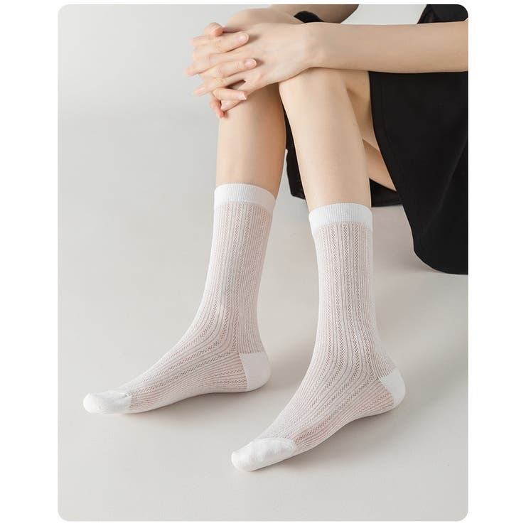 クルーソックス ハイソックス レディース | PlusNao | 詳細画像3 