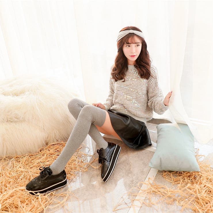 ニーハイソックス 靴下 レディース | PlusNao | 詳細画像9 