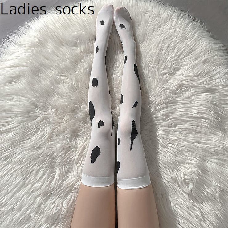 ニーハイソックス オーバーニーハイソックス レディース | PlusNao | 詳細画像1 