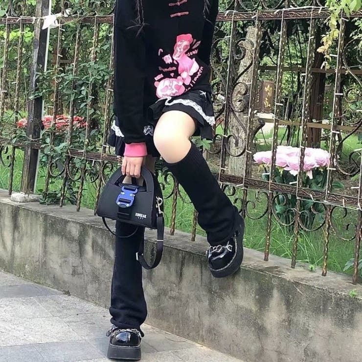 ルーズソックス風レッグウォーマー ルーズソックス風レッグカバー レディース | PlusNao | 詳細画像9 