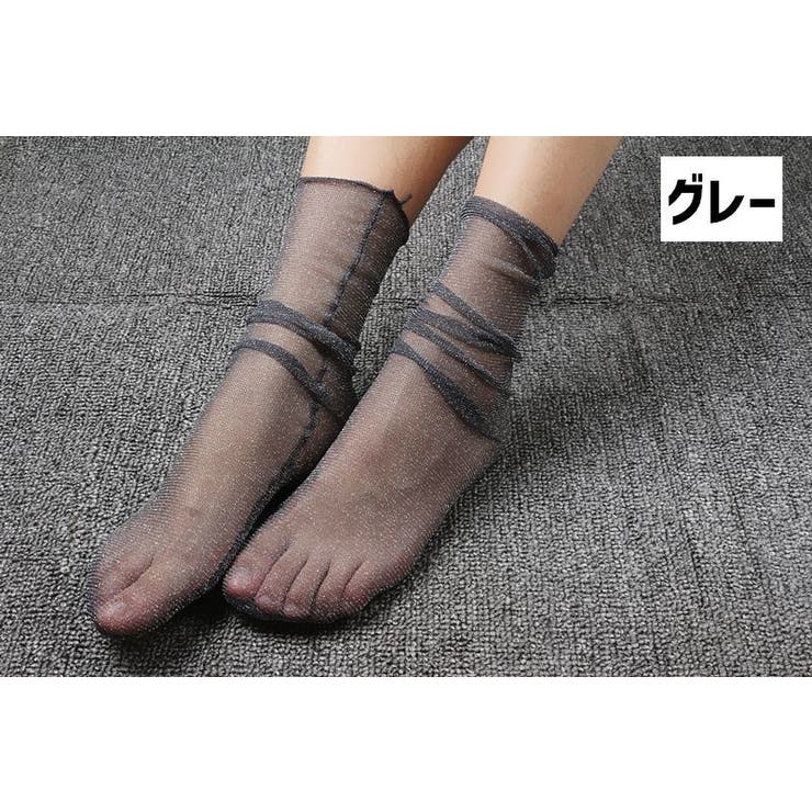 靴下 シースルーソックス レディース | PlusNao | 詳細画像13 