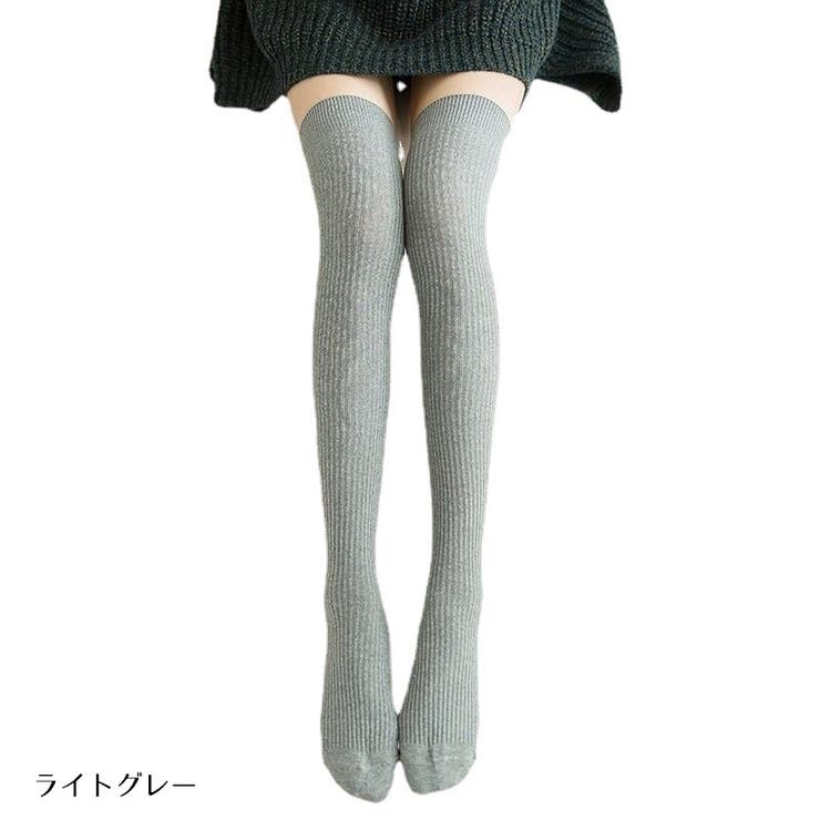 ニーハイソックス ハイソックス オーバーニーソックス | PlusNao | 詳細画像19 