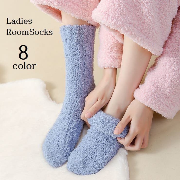 ルームソックス クルーソックス 靴下 | PlusNao | 詳細画像1 