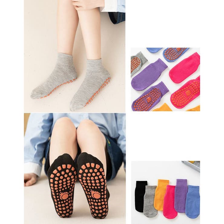 ルームソックス ショートクルー丈 キッズ | PlusNao | 詳細画像6 