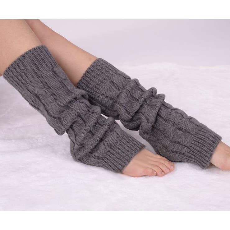 レッグウォーマー ニット ロング | PlusNao | 詳細画像3 