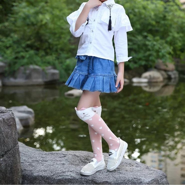 ニーハイソックス キッズ ハイソックス[品番：FQ000116489