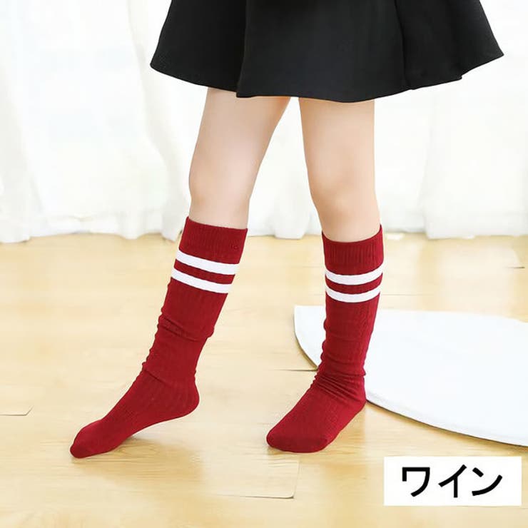 靴下 ハイソックス キッズ[品番：FQ000165242]｜PlusNao