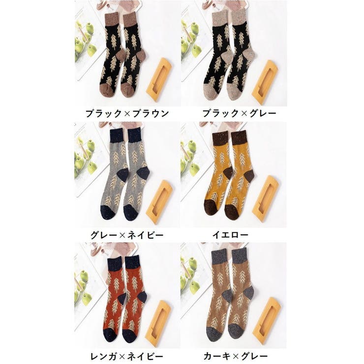 ソックス レディース クルーソックス | PlusNao | 詳細画像18 