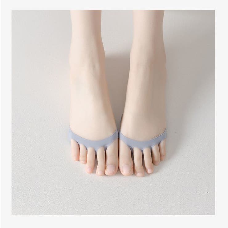 ハーフソックス 5本指 フットカバー | PlusNao | 詳細画像5 