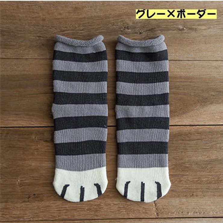 クルーソックス 肉球 猫 | PlusNao | 詳細画像17 