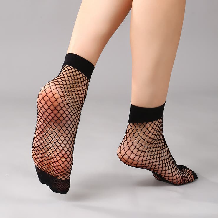 クルーソックス 5足組 網ソックス | PlusNao | 詳細画像7 