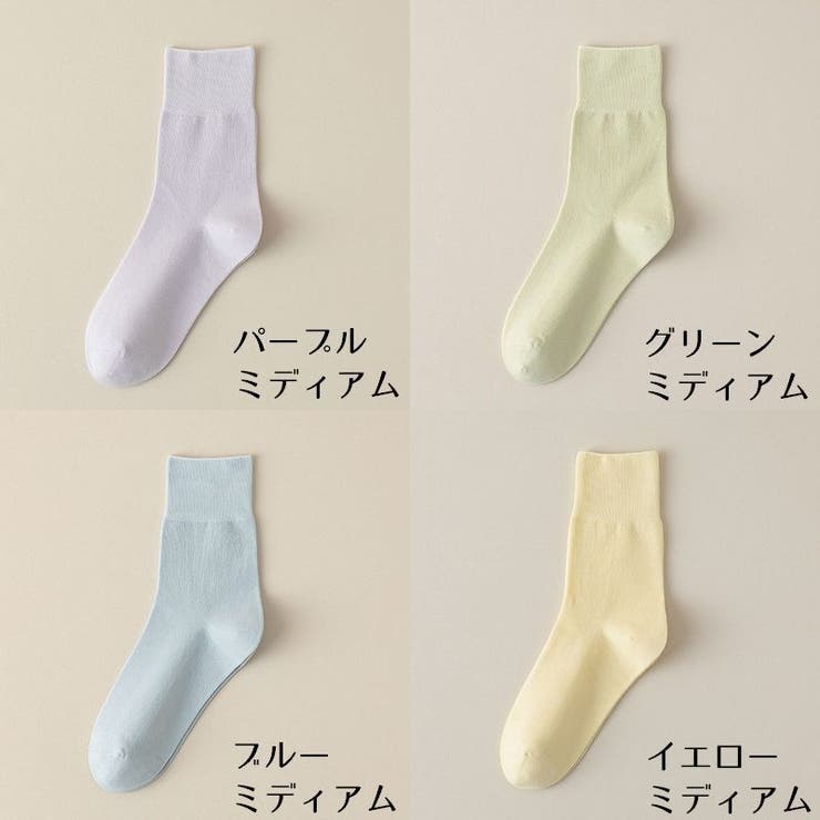 靴下 クルーソックス レディース | PlusNao | 詳細画像15 