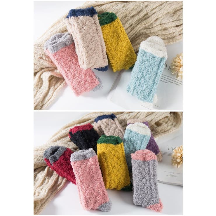 ルームソックス もこもこ靴下 モコモコ | PlusNao | 詳細画像3 