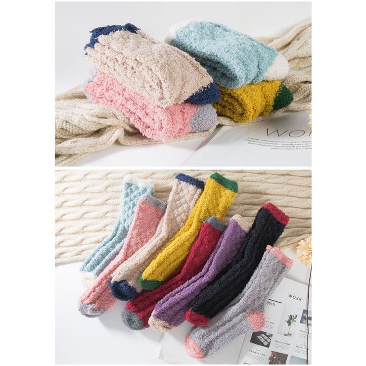 ルームソックス もこもこ靴下 モコモコ | PlusNao | 詳細画像4 