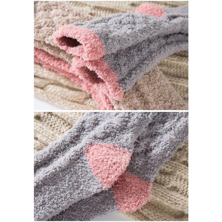 ルームソックス もこもこ靴下 モコモコ | PlusNao | 詳細画像6 