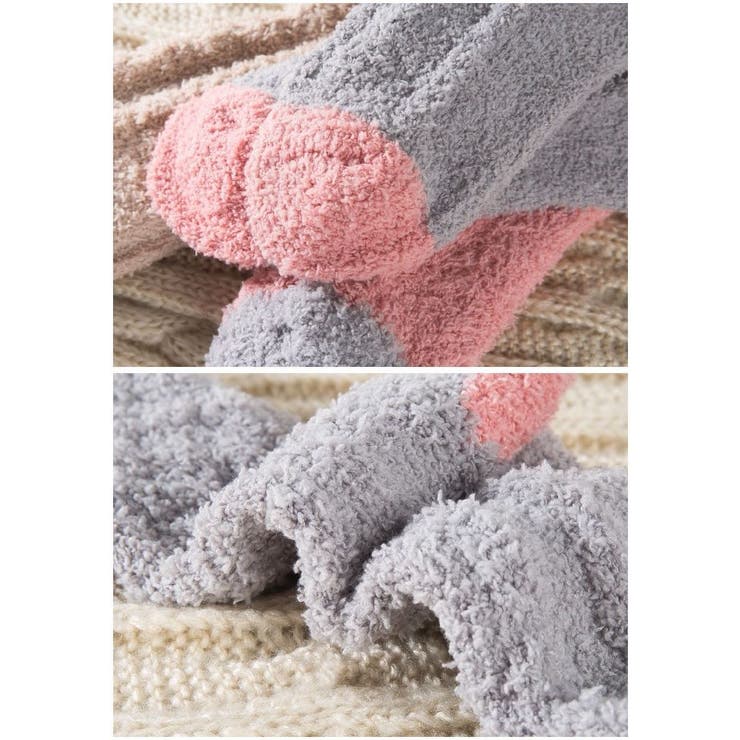 ルームソックス もこもこ靴下 モコモコ | PlusNao | 詳細画像7 