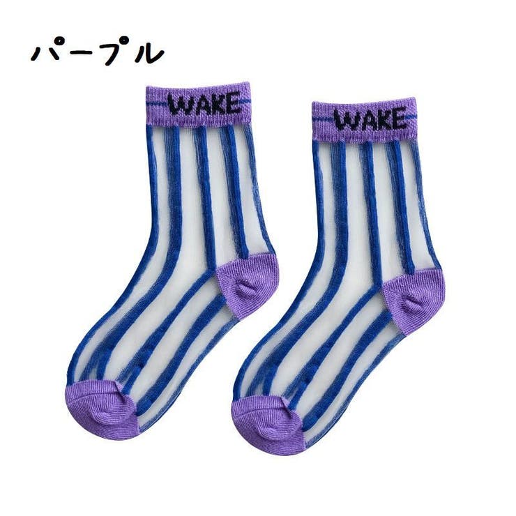靴下 クルーソックス シアーソックス | PlusNao | 詳細画像15 