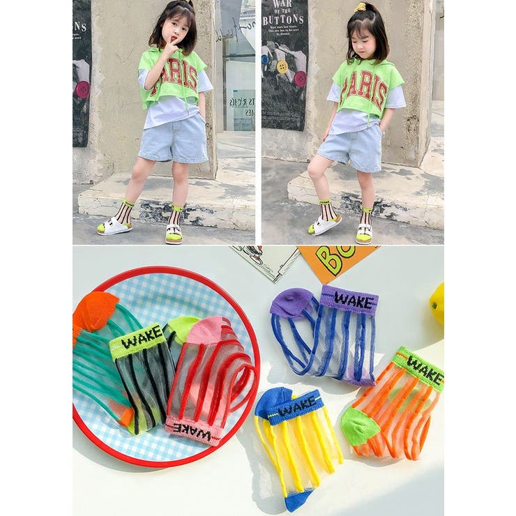 靴下 クルーソックス シアーソックス | PlusNao | 詳細画像2 