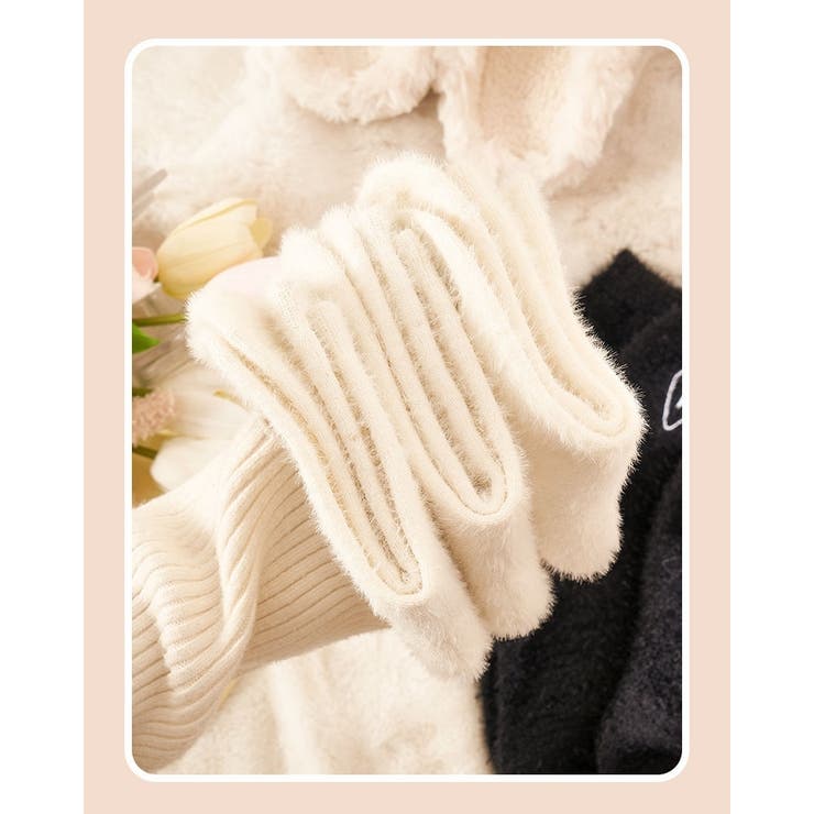 ルームソックス 1足 クルーソックス | PlusNao | 詳細画像10 