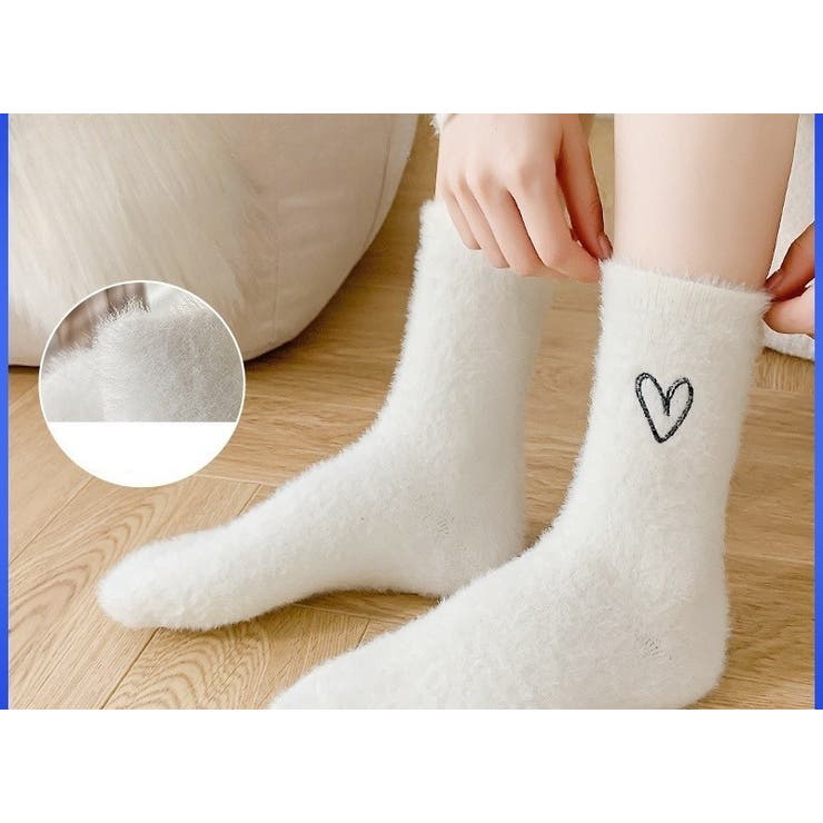 ルームソックス 1足 クルーソックス | PlusNao | 詳細画像2 