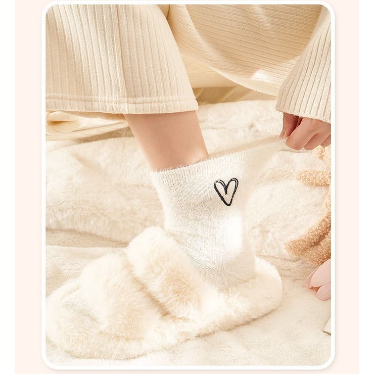 ルームソックス 1足 クルーソックス | PlusNao | 詳細画像4 