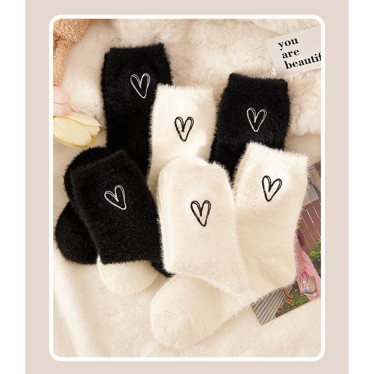 ルームソックス 1足 クルーソックス | PlusNao | 詳細画像9 