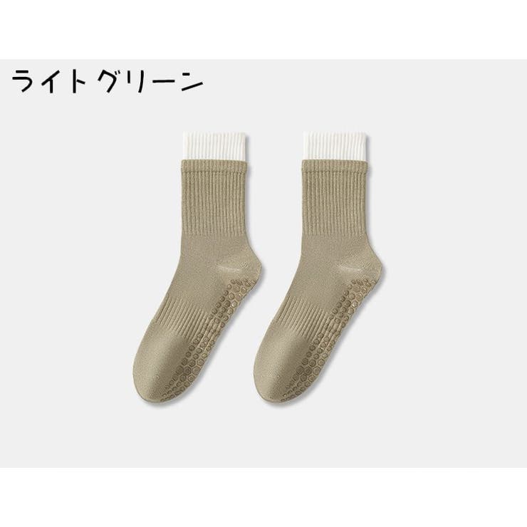 ヨガソックス レディース クルーソックス | PlusNao | 詳細画像15 