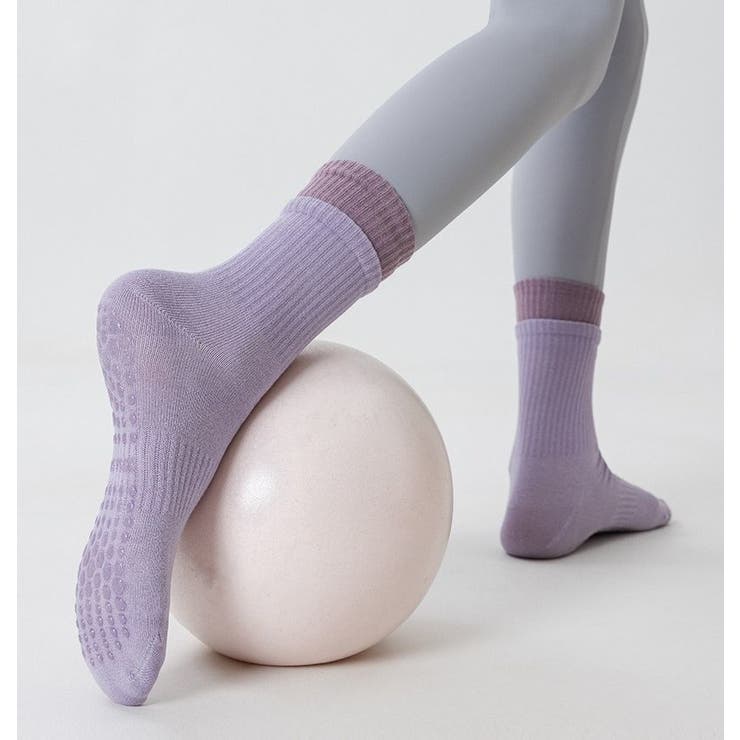 ヨガソックス レディース クルーソックス | PlusNao | 詳細画像4 