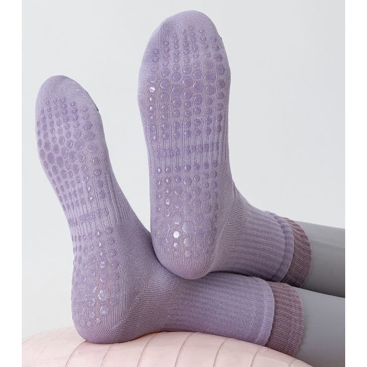 ヨガソックス レディース クルーソックス | PlusNao | 詳細画像6 