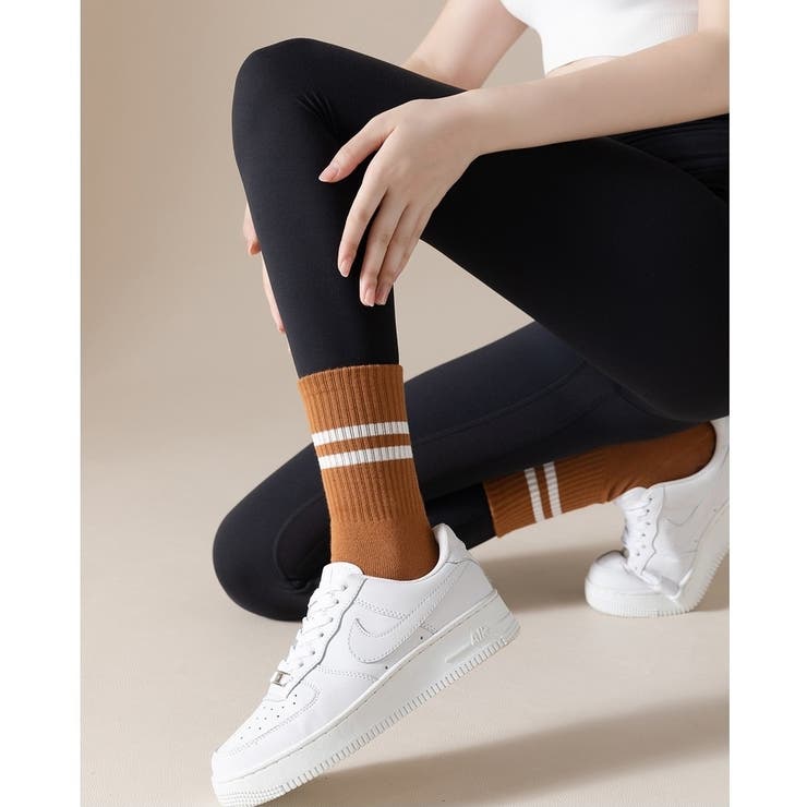 ヨガソックス クルーソックス ラインソックス | PlusNao | 詳細画像3 
