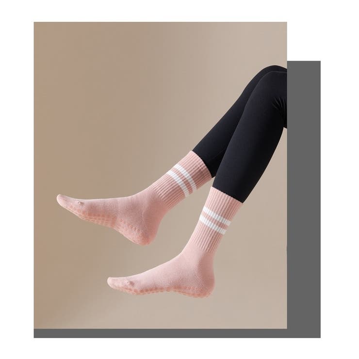 ヨガソックス クルーソックス ラインソックス | PlusNao | 詳細画像7 