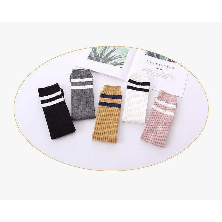 かかとなし靴下 ニーハイソックス ハイソックス | PlusNao | 詳細画像9 