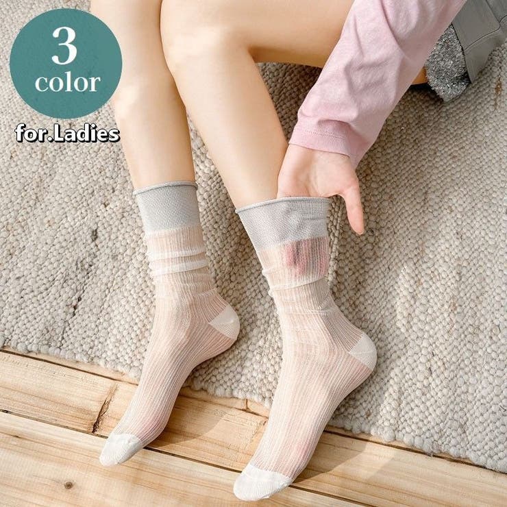 クルーソックス 靴下 レディース | PlusNao | 詳細画像1 