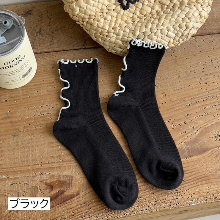 靴下 クルーソックス メロウフリル | PlusNao | 詳細画像11 