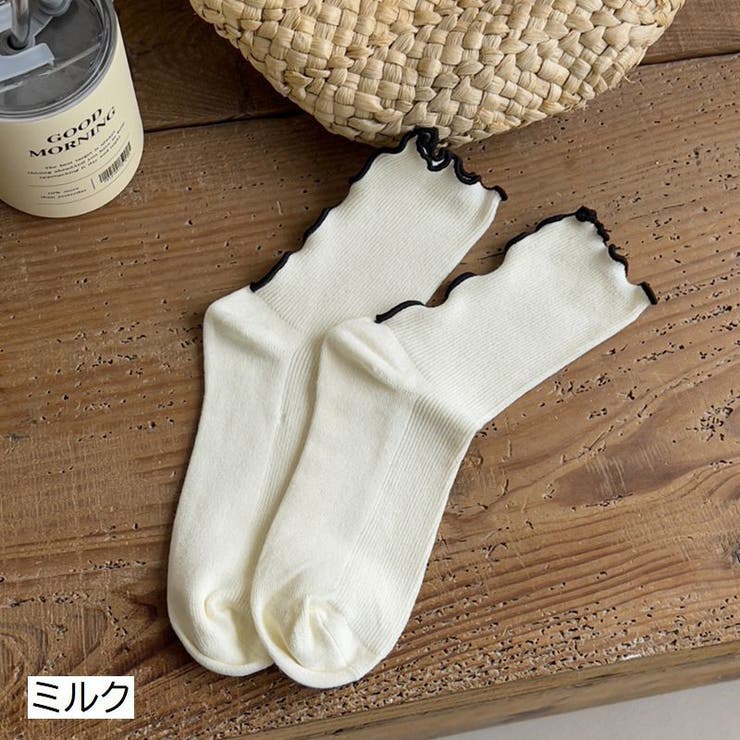 靴下 クルーソックス メロウフリル | PlusNao | 詳細画像16 