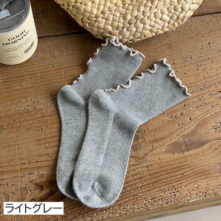 靴下 クルーソックス メロウフリル | PlusNao | 詳細画像17 