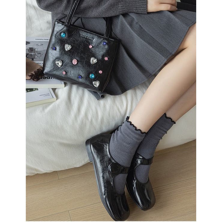 靴下 クルーソックス メロウフリル | PlusNao | 詳細画像5 