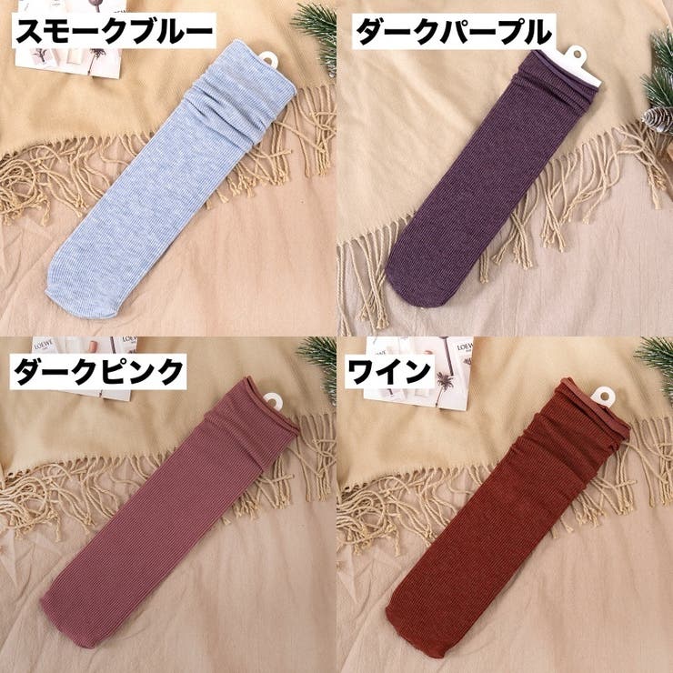 靴下 クルーソックス レディース | PlusNao | 詳細画像15 