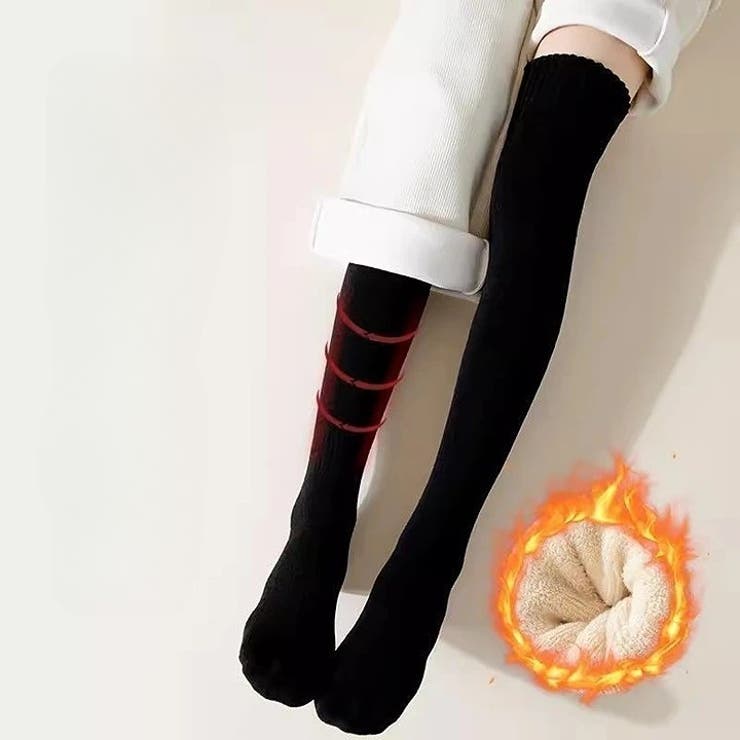 オーバーニーソックス ニーハイソックス レディース | PlusNao | 詳細画像3 