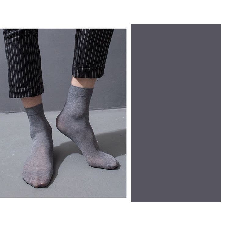 メンズ靴下 クルーソックス 10足組 | PlusNao | 詳細画像5 
